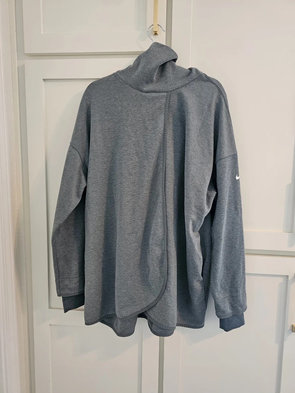 Nike Men's Slate Gray Turtleneck Sweatshirt